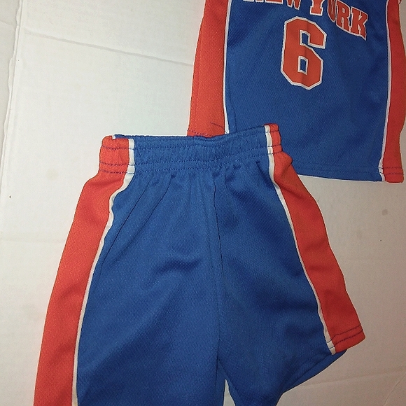 EUC Boys VICTORY LEAGUE Jersey Shorts tank Matching Set 12M - Picture 7 of 10